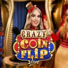 Crazy Coin Flip game by Evolution – logo hosted on Twin Casino