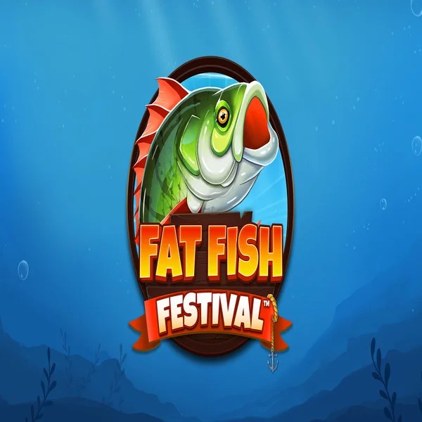 Slots logo of Fat Fish Festival from Wishbone Games at Twin Casino