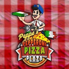 Enjoy Peppe’s Pepperoni Pizza Plaza by Pragmatic Play – logo hosted on twinncasino-fr.com