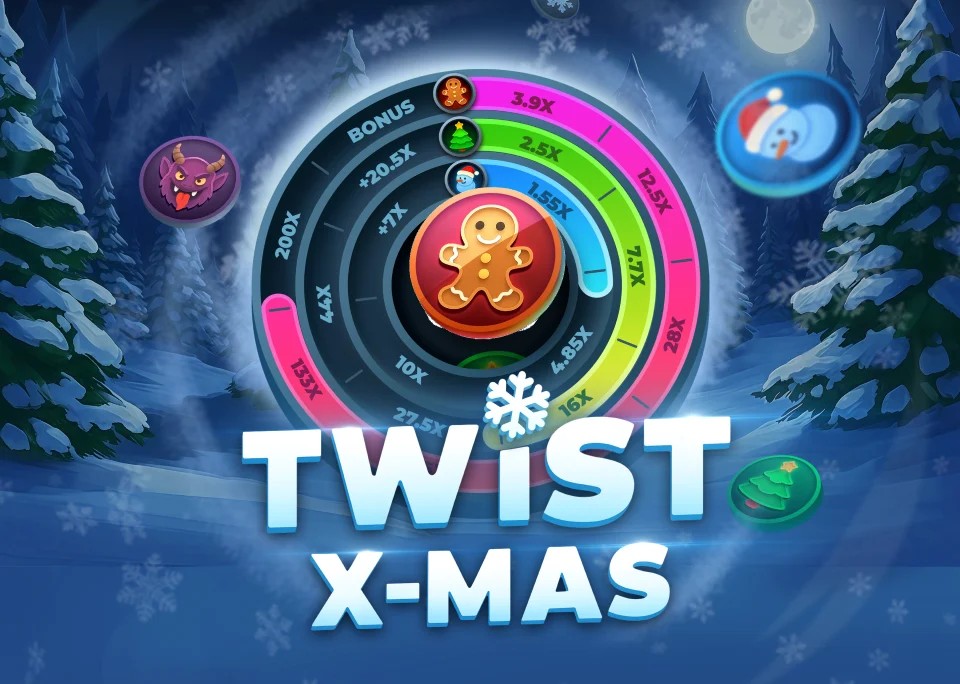 Play the Twist X-mas slot by InOut on Twin Casino