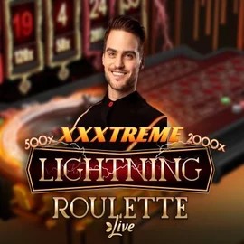 XXXtreme Lightning Roulette online game logo by Evolution on twinncasino-fr.com